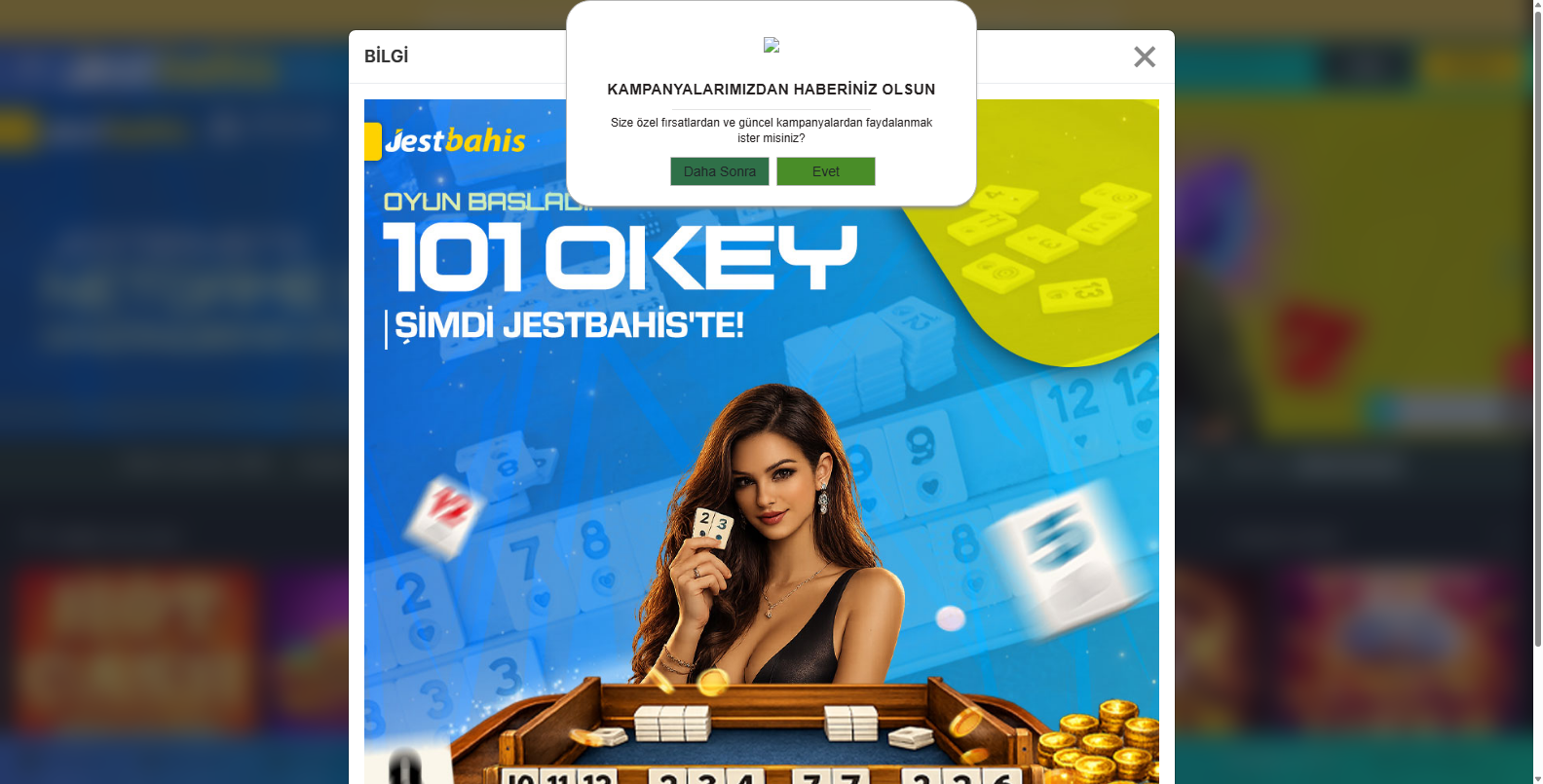 Jestbahis Freebet