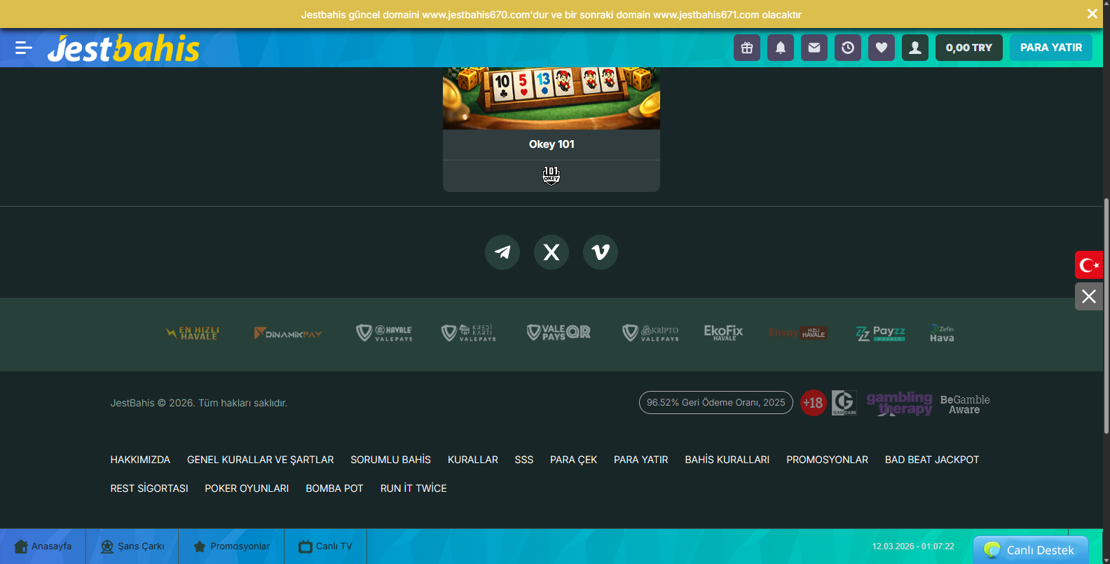 Jestbahis Kayıp Bonusu
